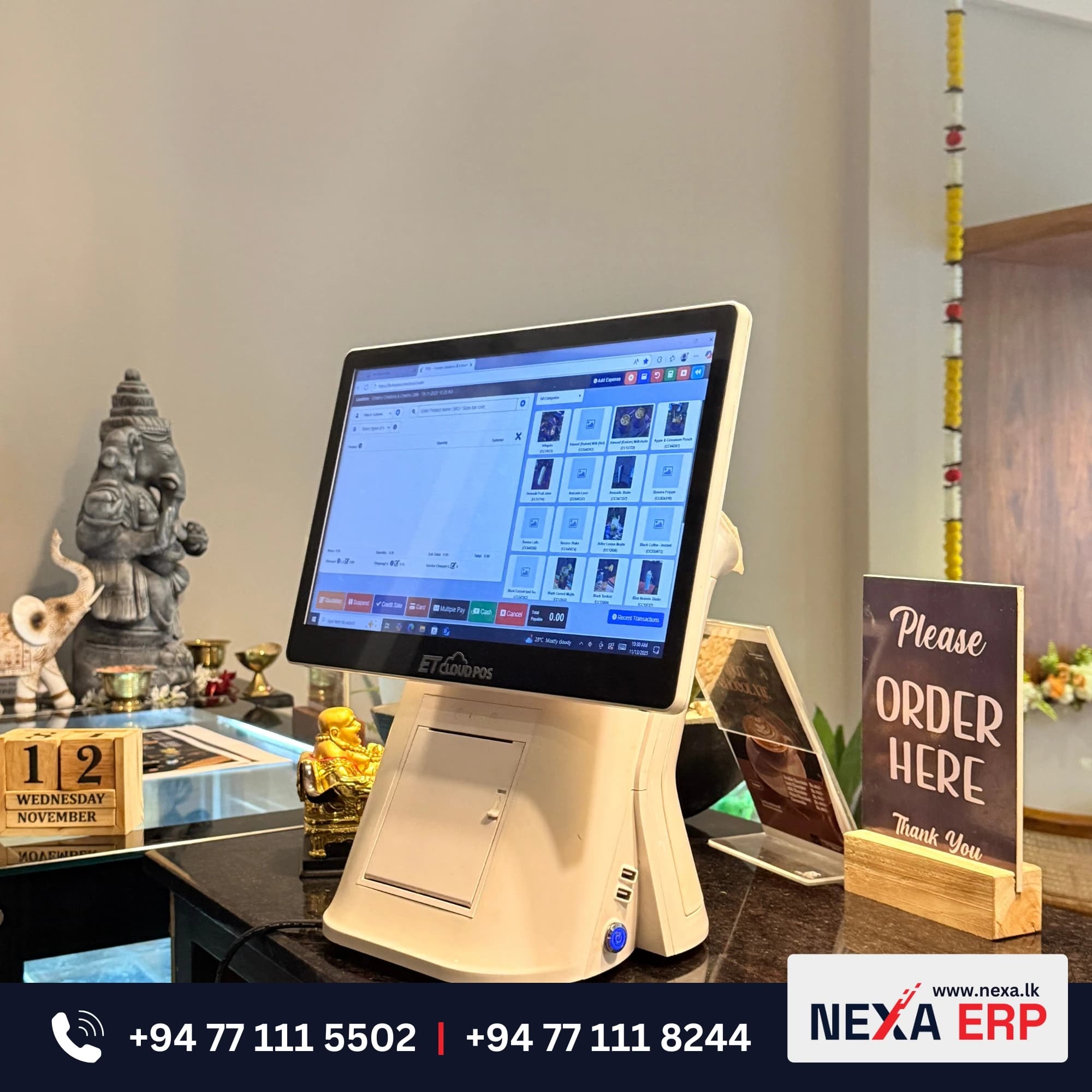 NEXA ERP Helps Creamy Creations & Creamy Café Manage Billing, Stock & Sales in Jaffna