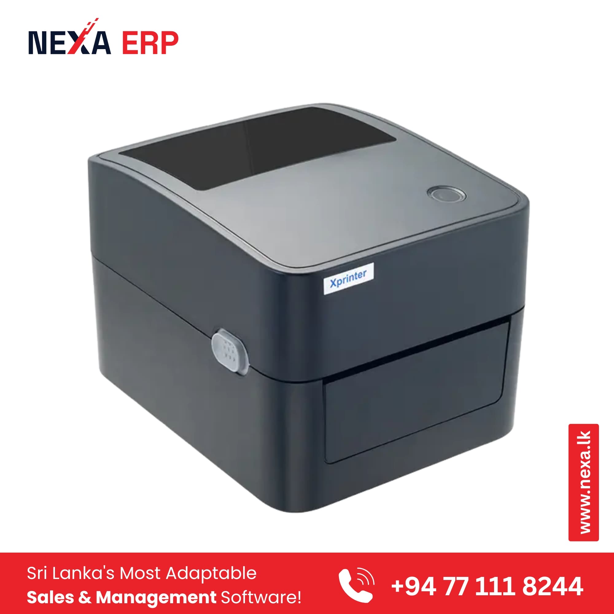 XPrinter XP-410B Label Printer – 110mm Thermal Label Printer
