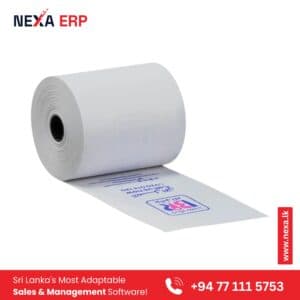 Custom Printed Thermal Paper Rolls Sri Lanka – 80mm x 80mm POS Roll with Logo & Branding