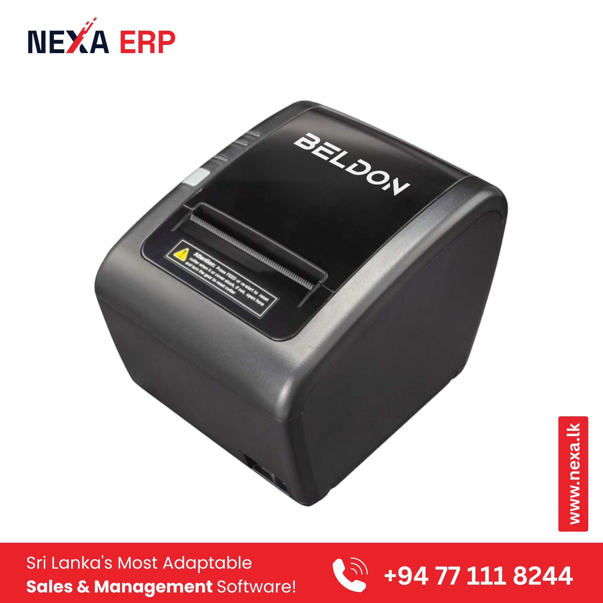 BELDON POS 80mm Thermal Printer - Receipt Printer