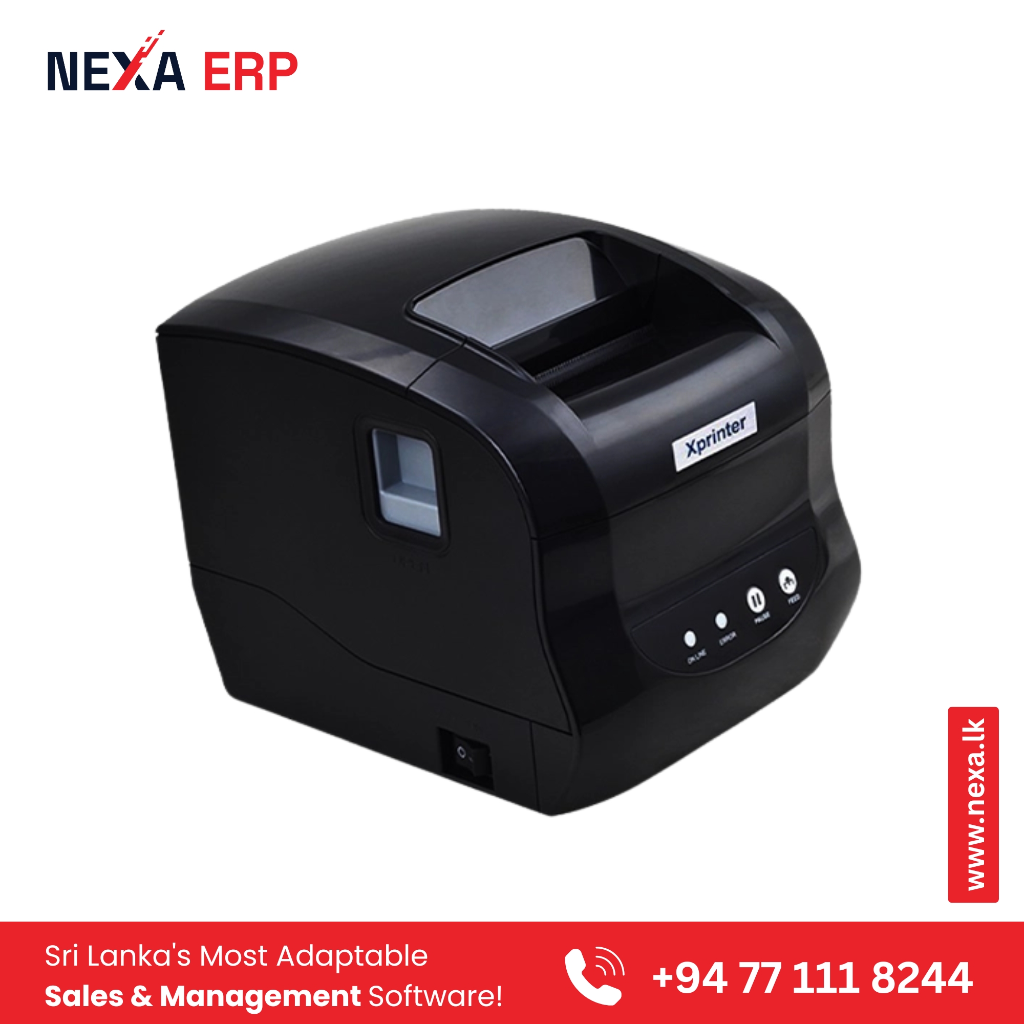 XPrinter XP-365B 80mm Barcode & Receipt Printer