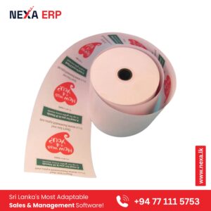 Custom Printed Thermal Paper Rolls - 80mm x 80mm POS Roll with Logo & Branding