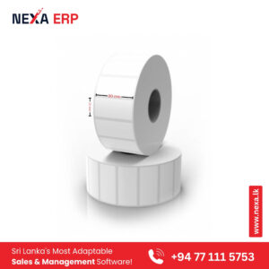 Barcode Label Sticker Roll | 30mm x 15mm | Direct Thermal